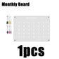 Magnetic Fridge Calendar – Reusable Dry Erase with 6 Pens