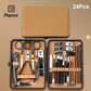 7/16/18Pcs Manicure Set Stainless Steel Professional Pedicure Kit Nail Grooming Kit Clippers Kit with Black PU Leather Case